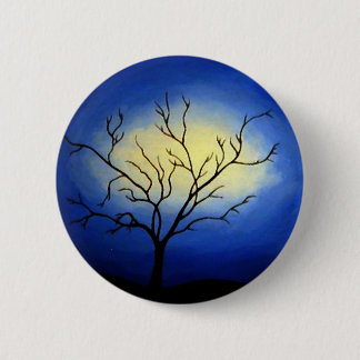 Abstract Tree - Modern Art 6 Cm Round Badge