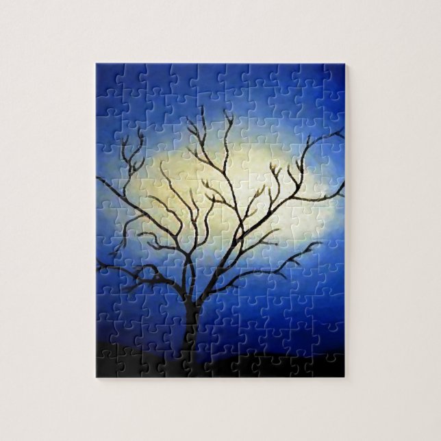 Abstract Tree - Modern Art Jigsaw Puzzle (Vertical)