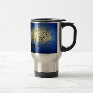 Abstract Tree - Modern Art Travel Mug