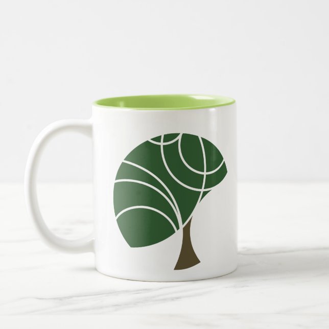 Abstract Tree Mug (Left)