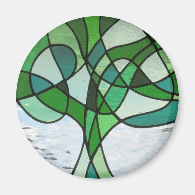 Abstract Tree of life Magnet (Front)