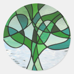 Abstract Tree of Life Sticker