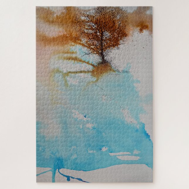 Abstract Tree Painting Jigsaw Puzzle (Vertical)