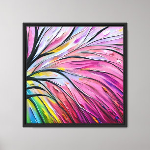 Abstract Tree Painting Wall Art Design