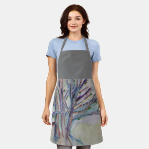 Abstract Trees Apron