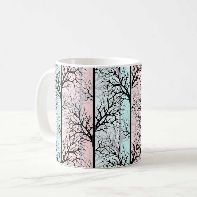 Abstract, trees coffee mug (Front Left)