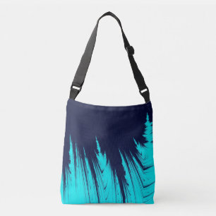 ABSTRACT TREES CROSSBODY BAG