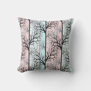 Abstract, trees cushion