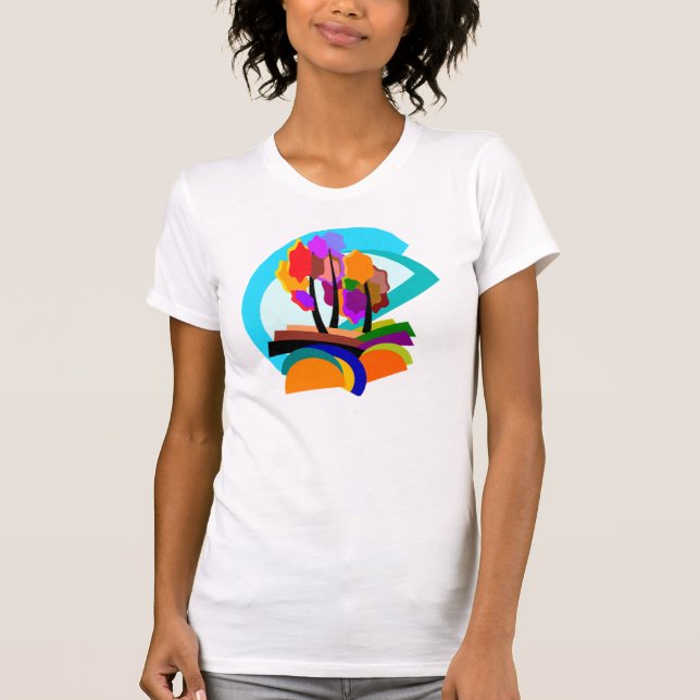 Abstract Trees T-Shirt (Front)