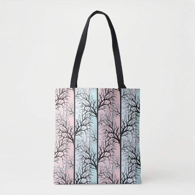 Abstract, trees tote bag (Front)