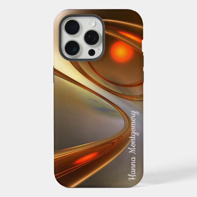 Abstract trendy and elegant 3d Design iPhone Case (Back)
