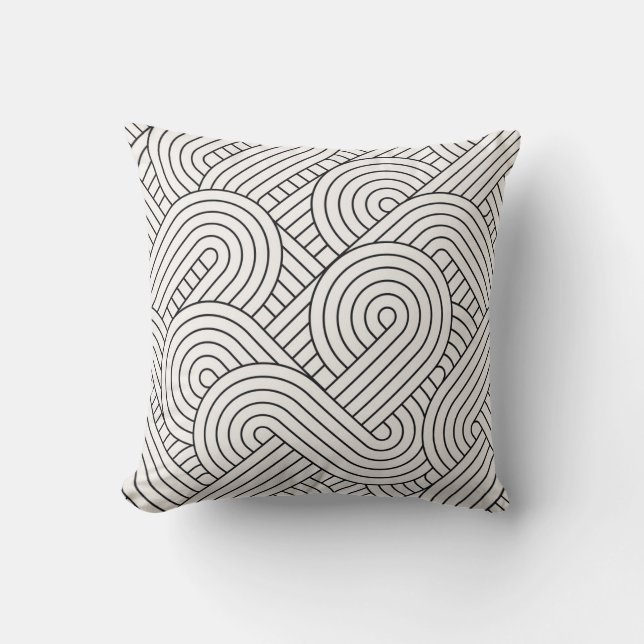 Abstract Trendy: Colourful Circles Seamless Cushion (Front)