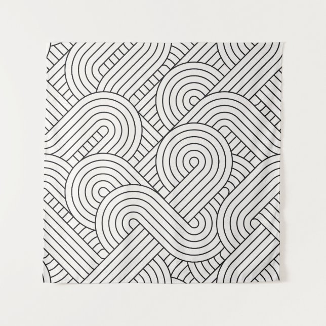 Abstract Trendy: Colourful Circles Seamless Tapestry (Front)