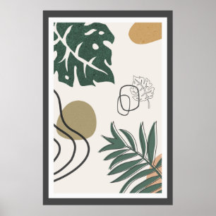 Abstract trendy design poster