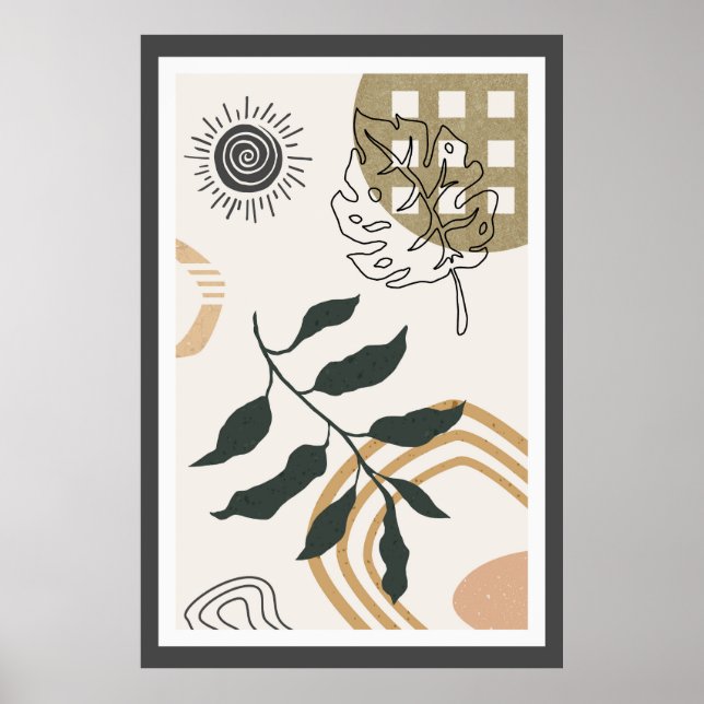  Abstract trendy design Poster (Front)