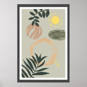 Abstract trendy design poster