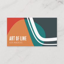 Abstract trendy line art design