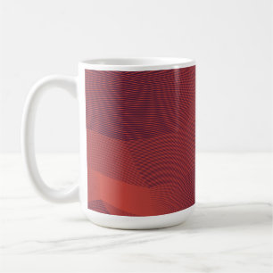 Abstract, trendy, modern geometric graphic art coffee mug