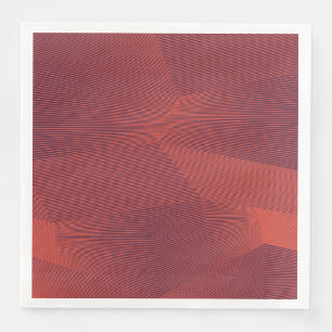 Abstract, trendy, modern geometric graphic art napkin