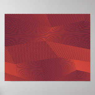 Abstract, trendy, modern geometric graphic art poster