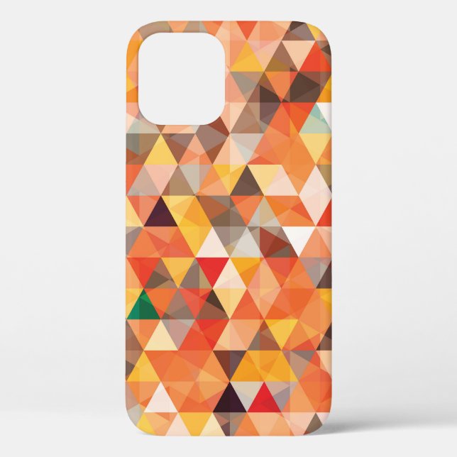 Abstract Triangle Geometric Seamless Pattern Case-Mate iPhone Case (Back)