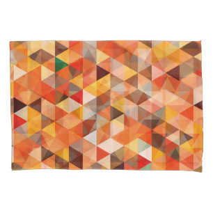Abstract Triangle Geometric Seamless Pattern Pillowcase