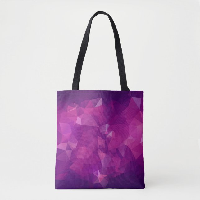 Abstract triangle violet texture backgroundbackgro tote bag (Front)