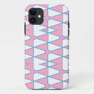 Abstract triangles background on iPhone 11 case