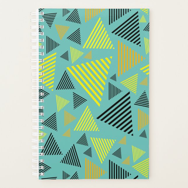 Abstract Triangles Geometric Pattern Planner (Front)