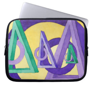 Abstract Triangles Laptop Sleeve