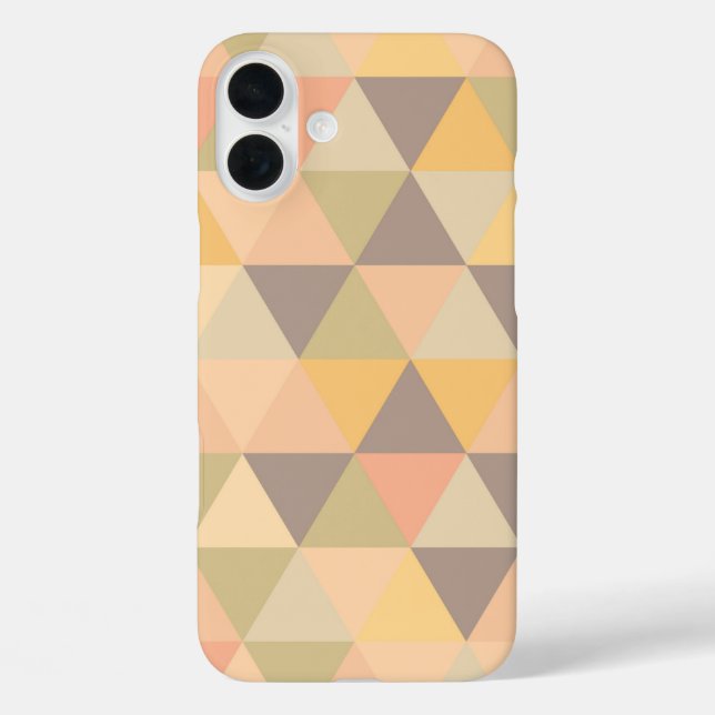 Abstract Triangles Modern Fade Geometric Pattern Case-Mate iPhone Case (Back)