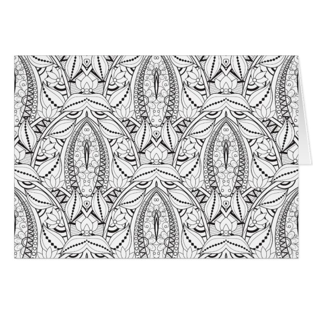 Abstract Tribal Doodle (Front Horizontal)