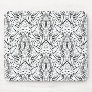 Abstract Tribal Doodle Mouse Mat