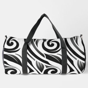 Abstract tribal duffle bag