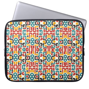 Abstract Tribal  Laptop Sleeve