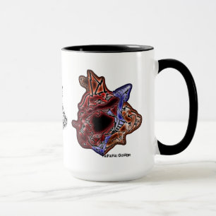 Abstract Tribal Leader Evolution of Art Mug