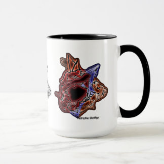 Abstract Tribal Leader Evolution of Art Mug