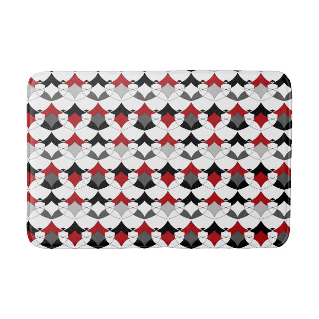 Abstract tribal ornament . bath mat (Front)