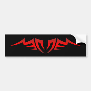 Abstract Tribal Symbol Bumper Sticker