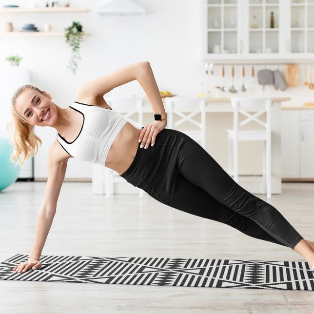 abstract tribal triangles yoga mat (Creator Uploaded)