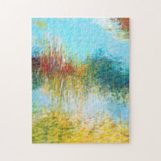 Abstract Triptych Part 2 Jigsaw Puzzle