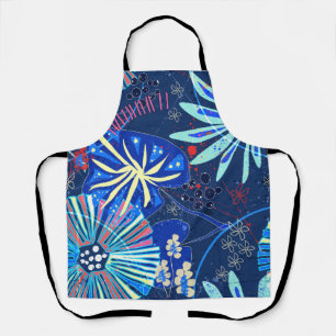 Abstract tropical apron