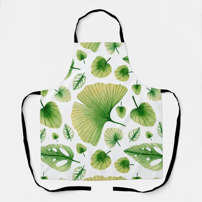 Abstract Tropical Art Apron (Front)