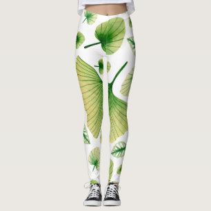 Abstract Tropical Art Leggings