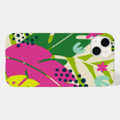 Abstract Tropical Case-Mate iPhone Case (Back (Horizontal))