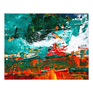 Abstract Tropical Collision Photo Print