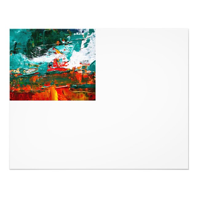 Abstract Tropical Collision Photo Print (Front)