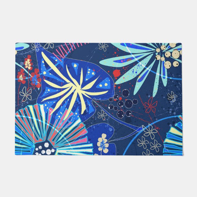 Abstract  tropical doormat (Front)