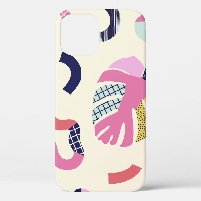 Abstract tropical forms seamless pattern,backgroun Case-Mate iPhone case (Back)