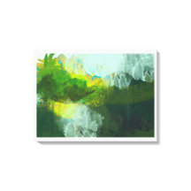 abstract tropical landscape painting